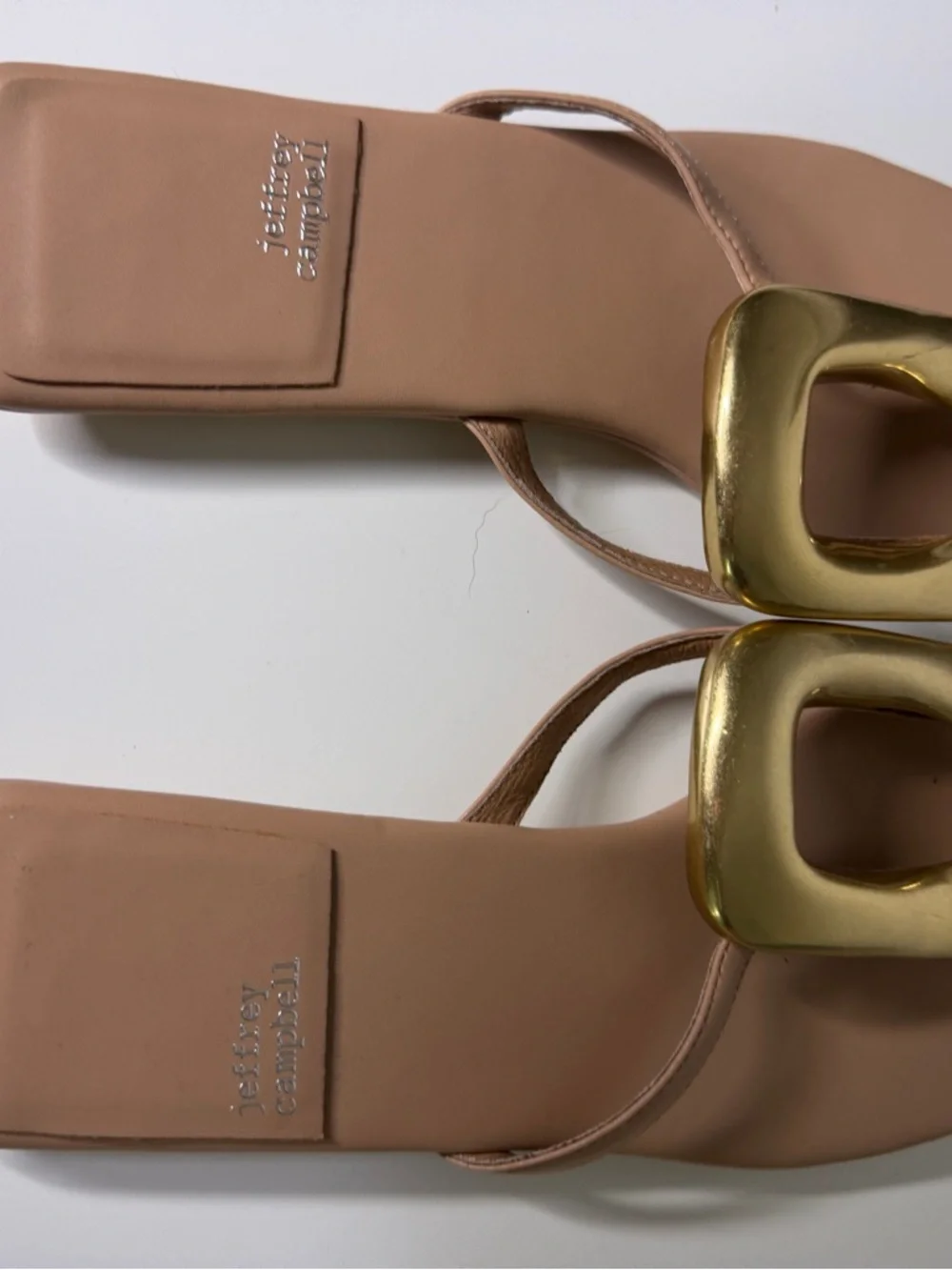 Jeffrey Campbell Nude Sandal, Size 8 - Picture 4 of 4